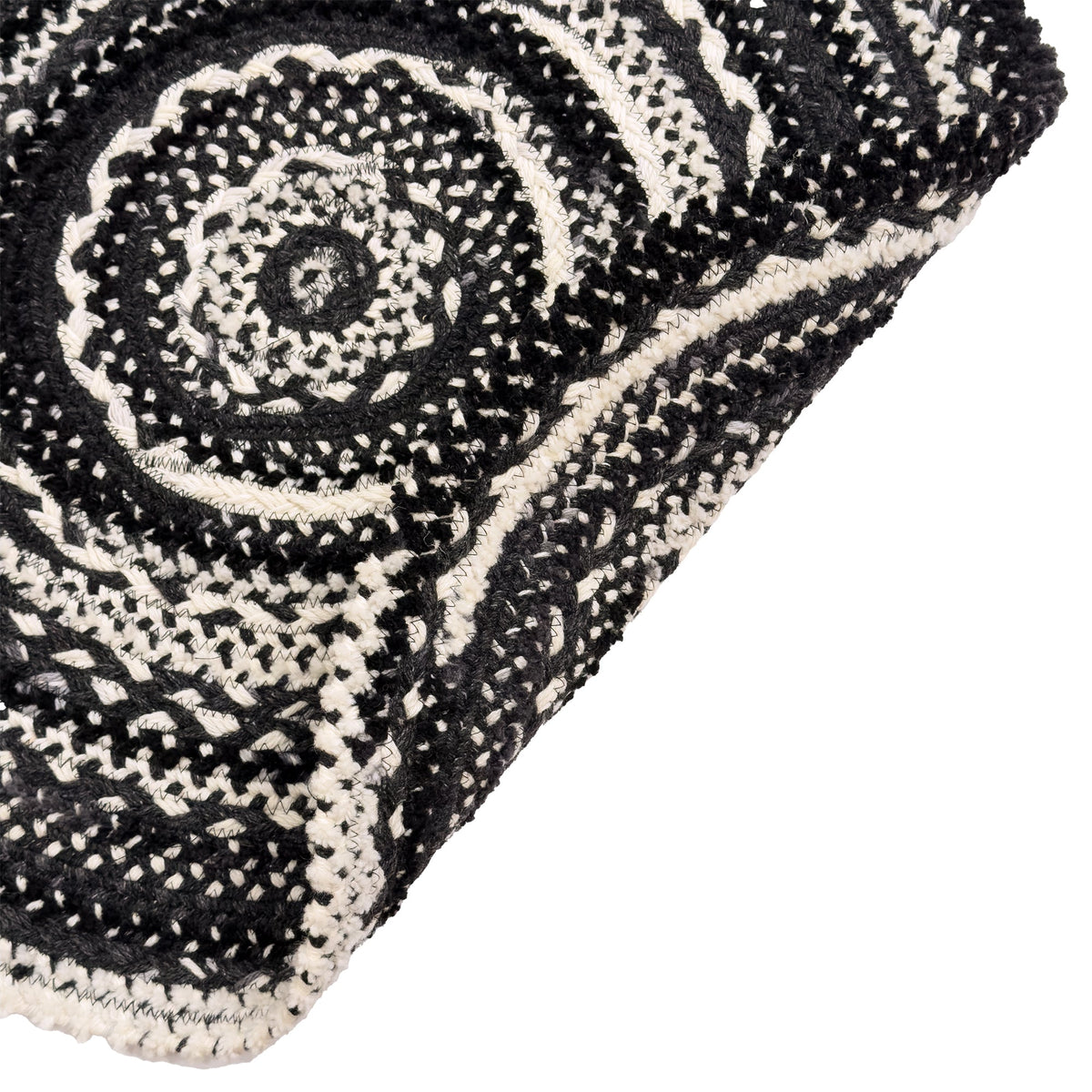 Bayview Peppercorn Braided Rug Round image