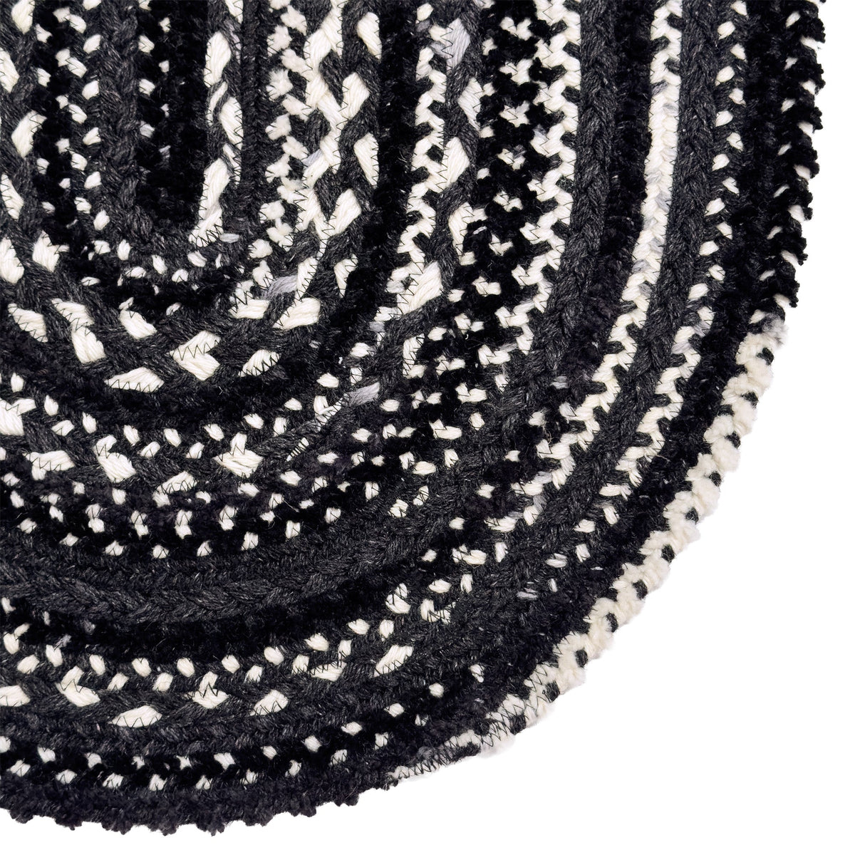 Bayview Peppercorn Braided Rug Oval image