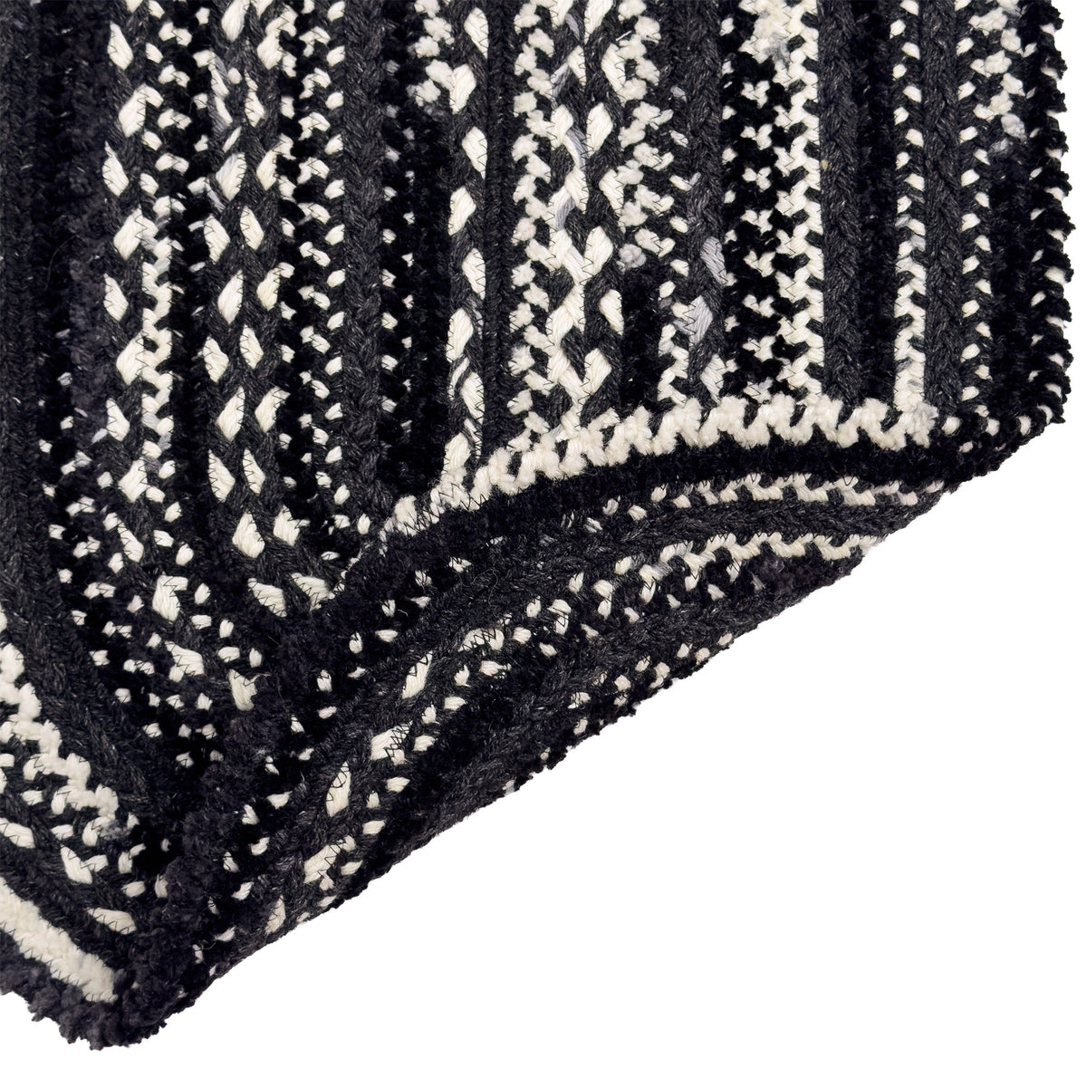 Bayview Peppercorn Braided Rug Oval image
