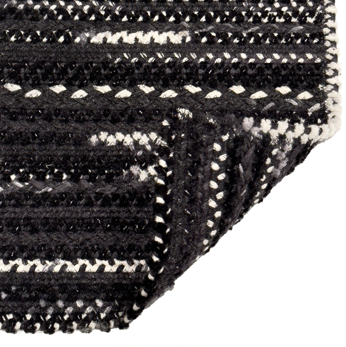 Bayview Peppercorn Braided Rug Cross Sewn Rectangle image