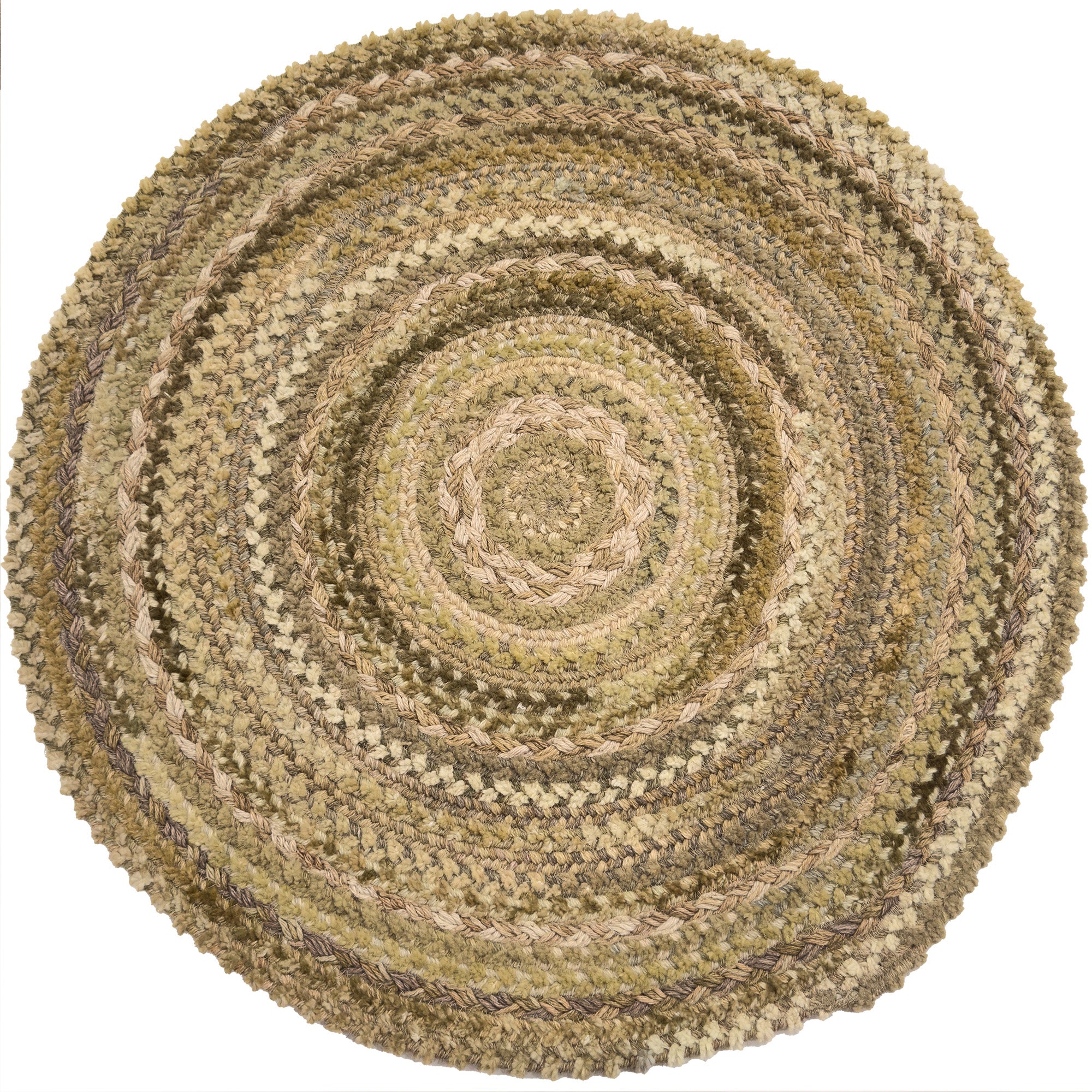 Bayview Neutral Braided Rug Round image