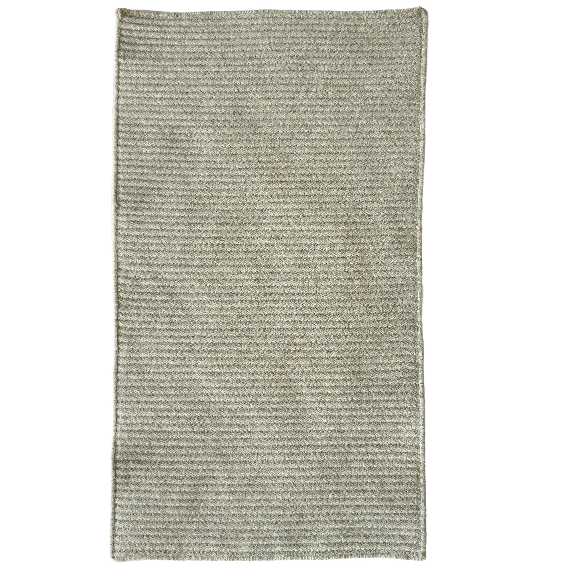 Westerly Lt. Grey Braided Rug Cross Sewn Rectangle image
