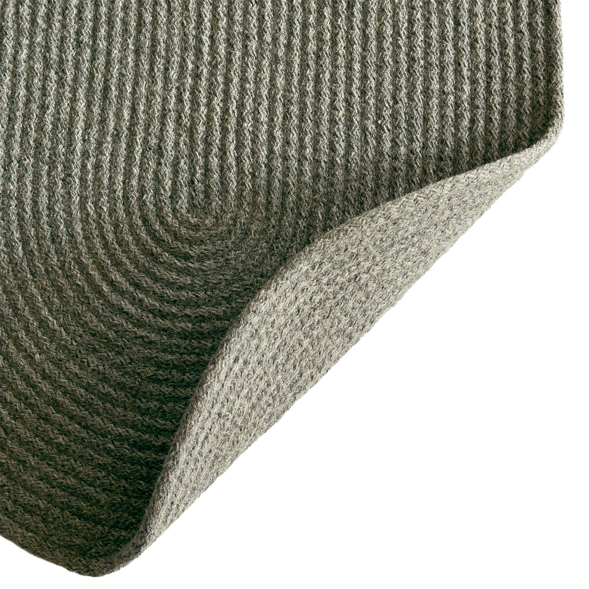 Westerly Dk. Grey Braided Rug Oval image