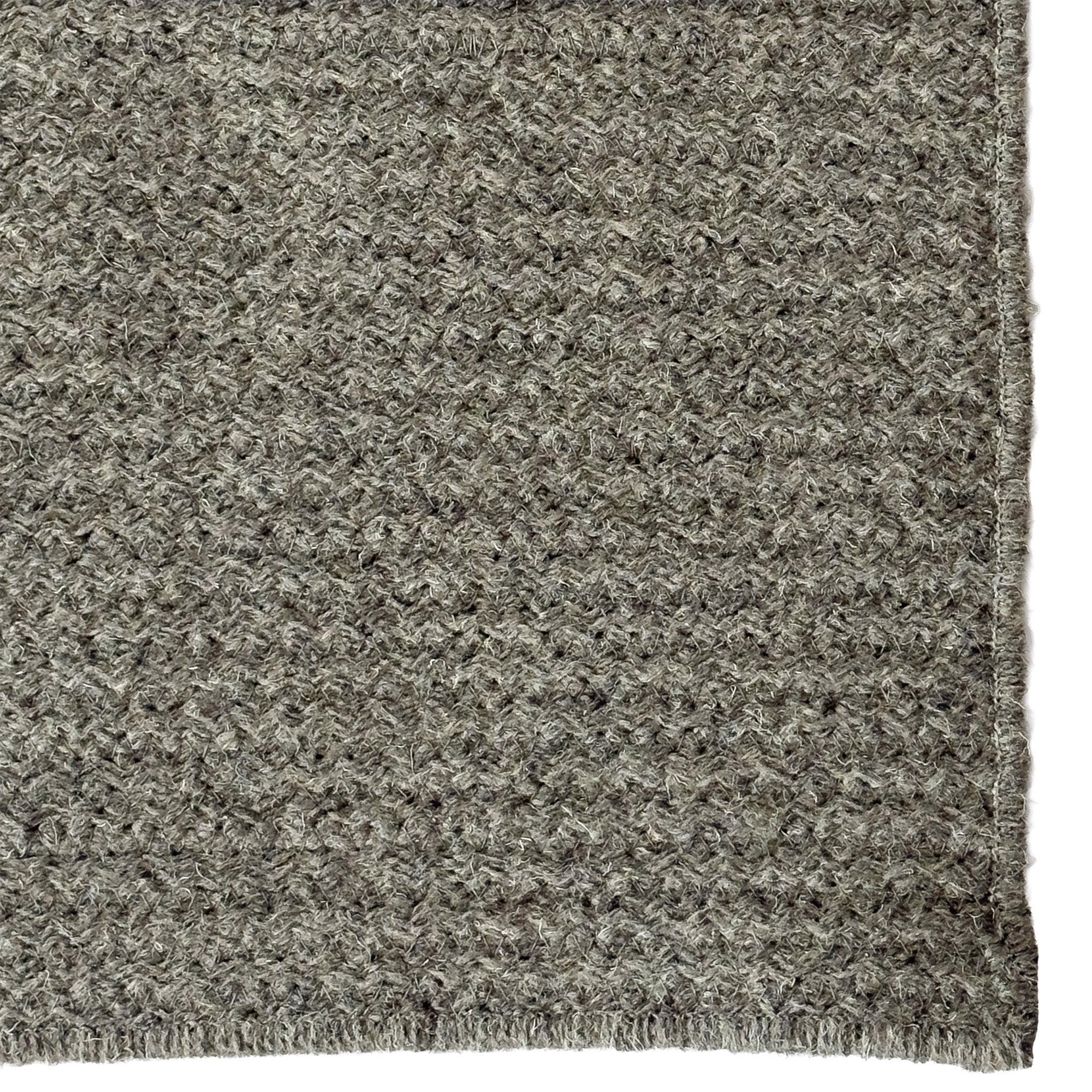 Westerly Dk. Grey Braided Rug Cross Sewn Rectangle image