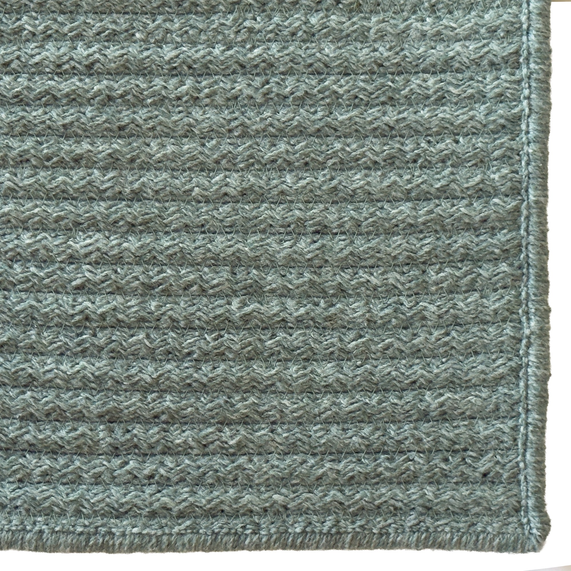 Chatham Teal Braided Rug Cross Sewn Rectangle image