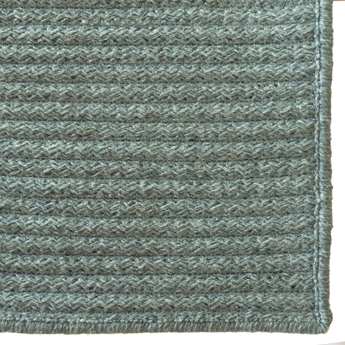 Chatham Teal Braided Rug Cross Sewn Rectangle image