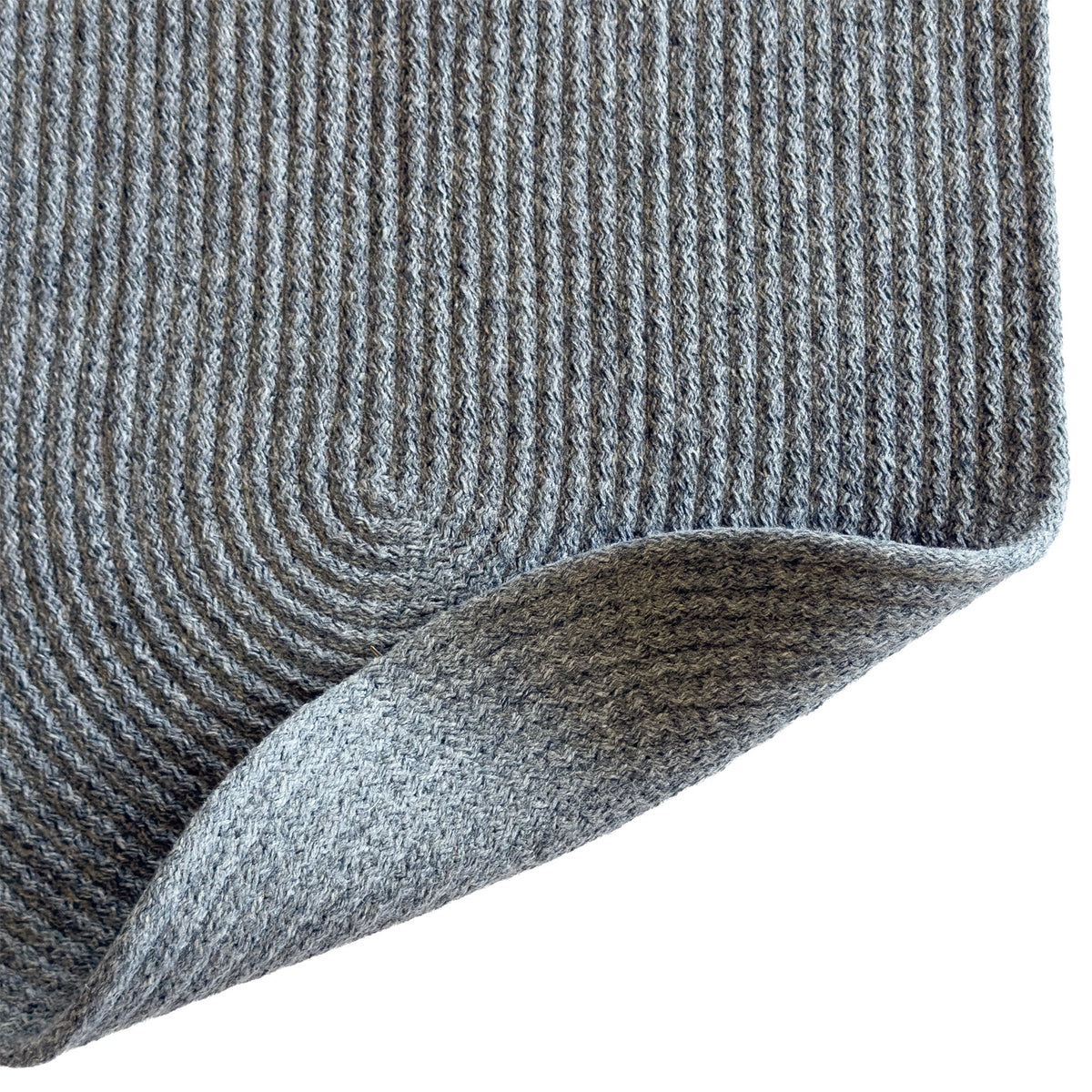 Chatham Light Grey Braided Rug Oval image
