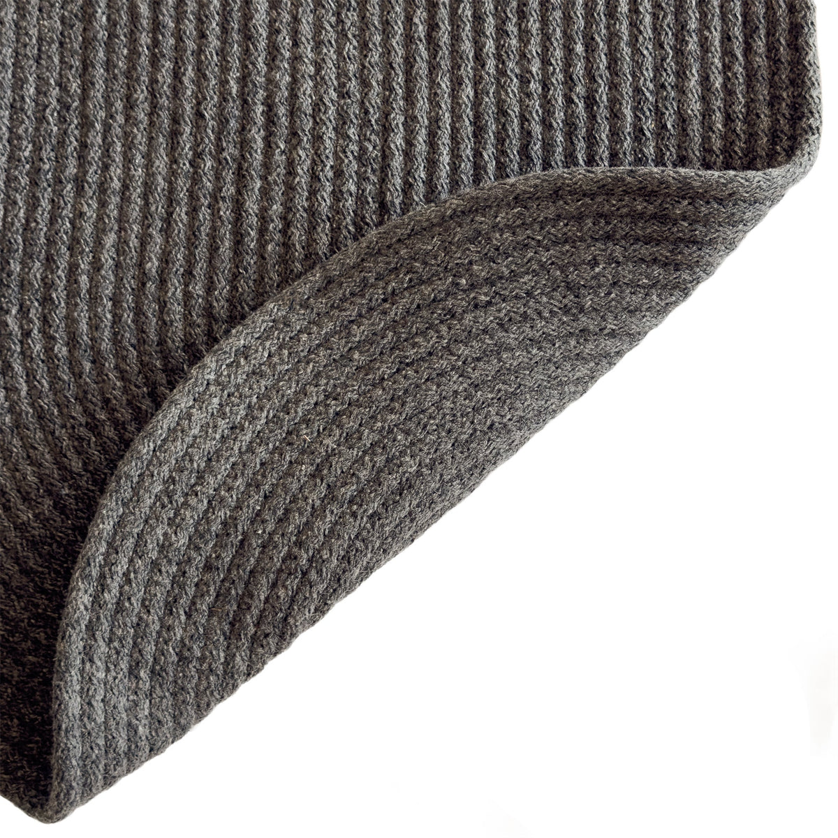 Chatham Slate Braided Rug Oval image