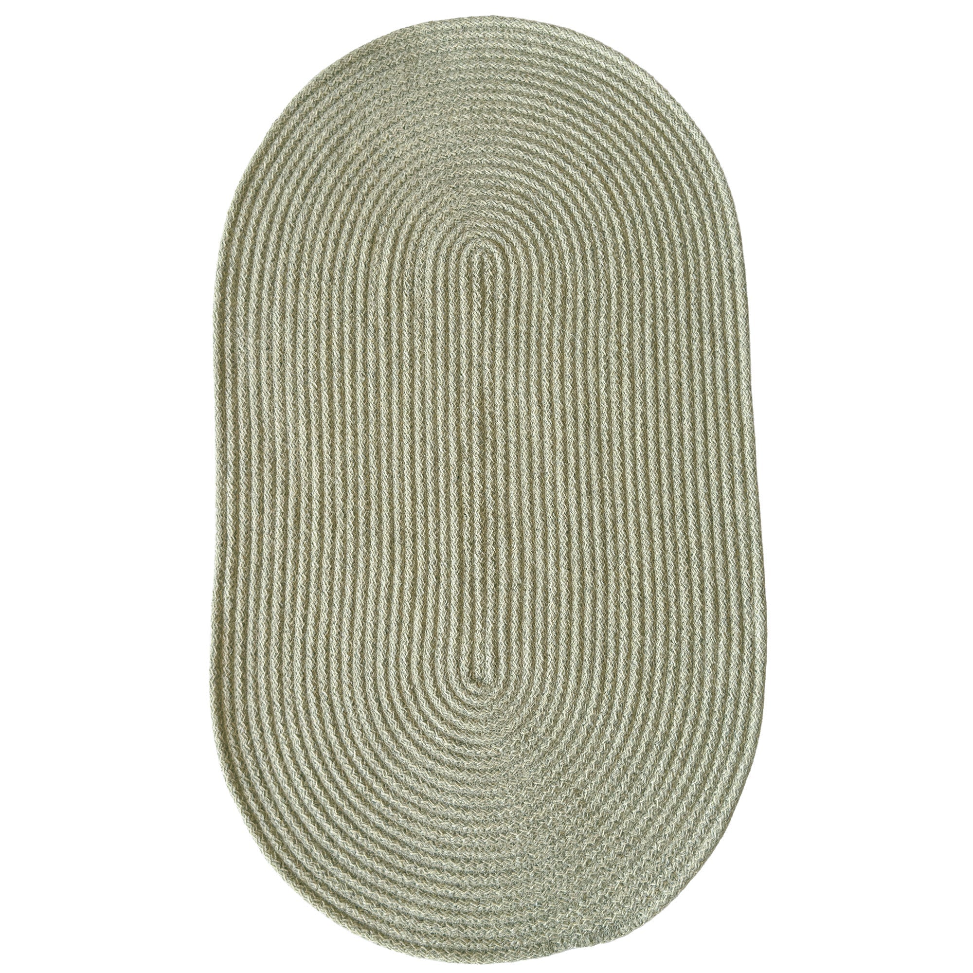 Litchfield Alabaster Braided Rug Oval image