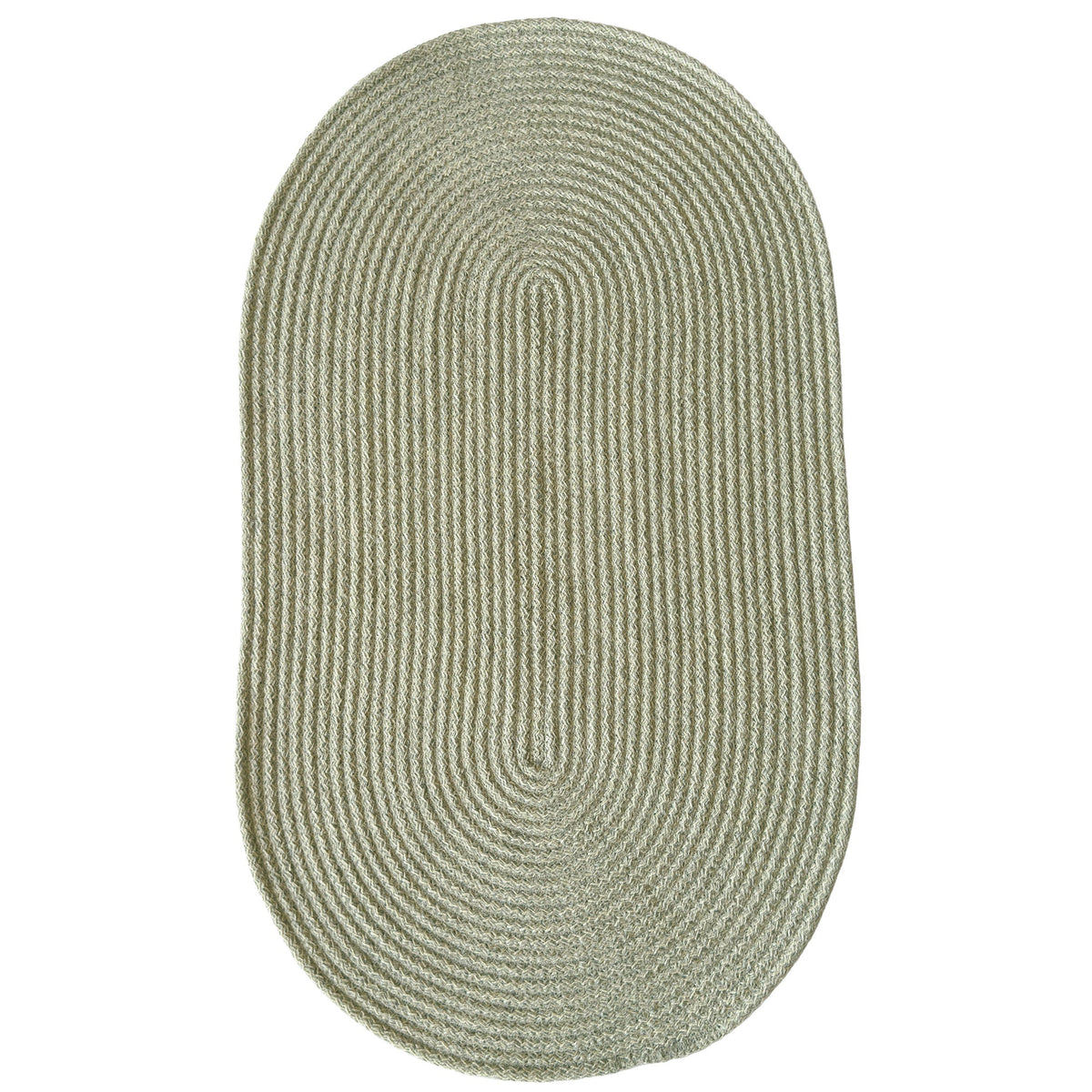 Litchfield Alabaster Braided Rug Oval image