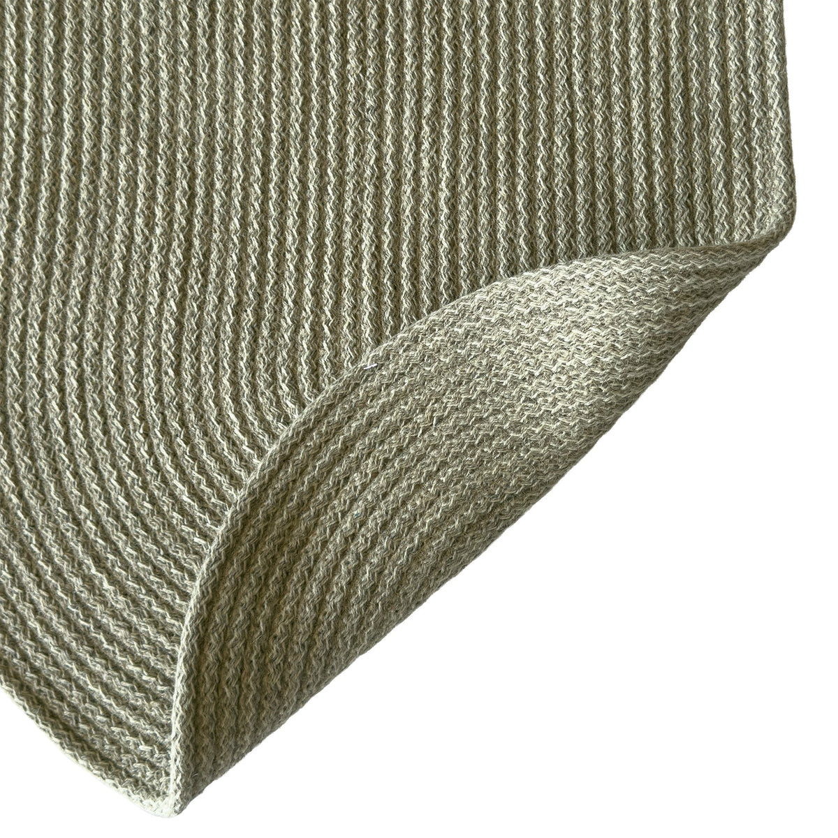 Litchfield Ecru Braided Rug Oval image