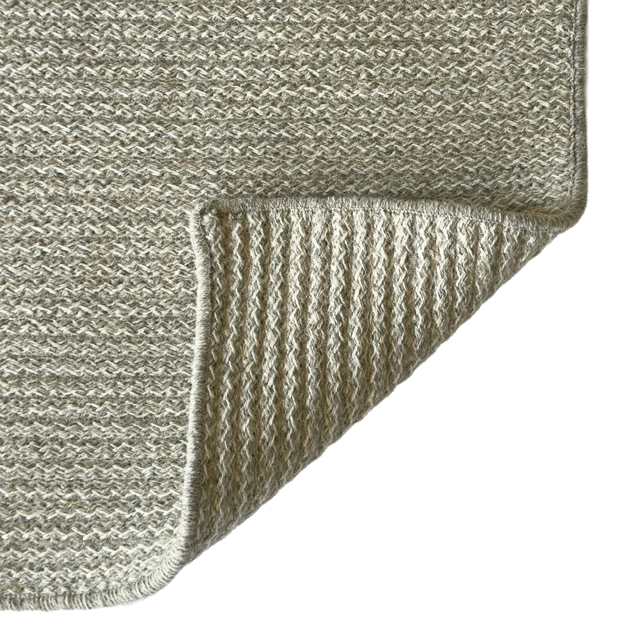 Litchfield Ecru Braided Rug Cross Sewn Rectangle image