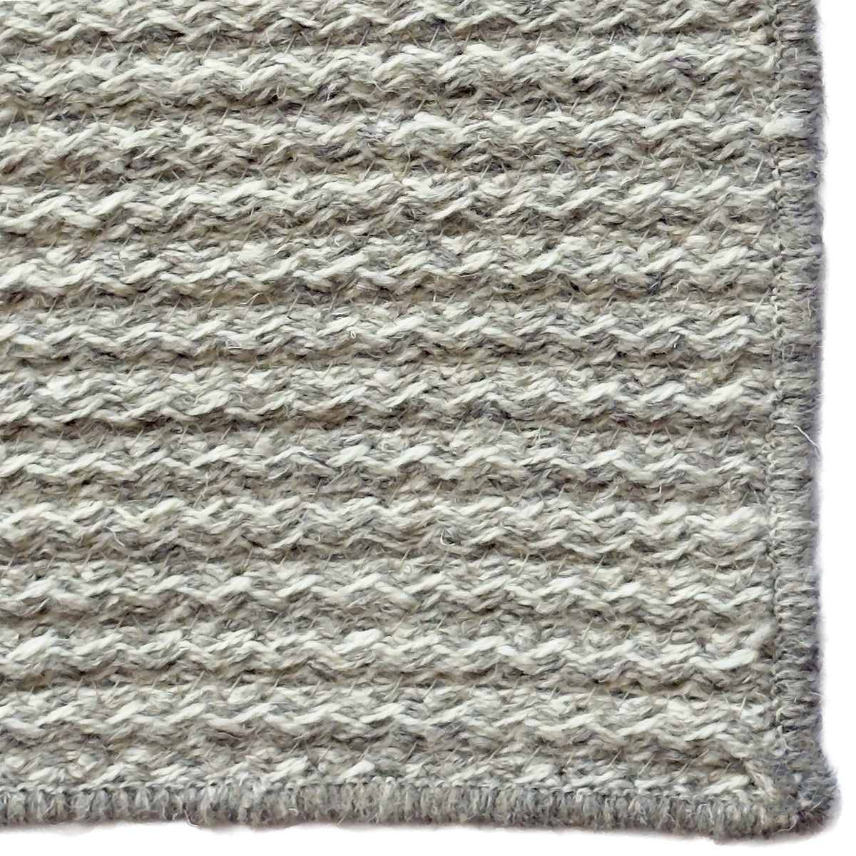 Litchfield Ecru Braided Rug Cross Sewn Rectangle image