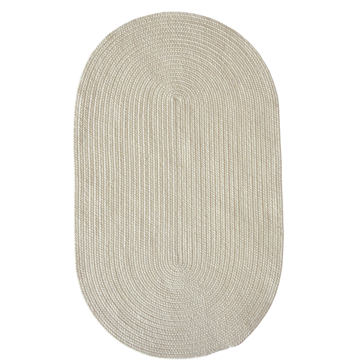 Shoreline Sand Dollar Braided Rug Oval image