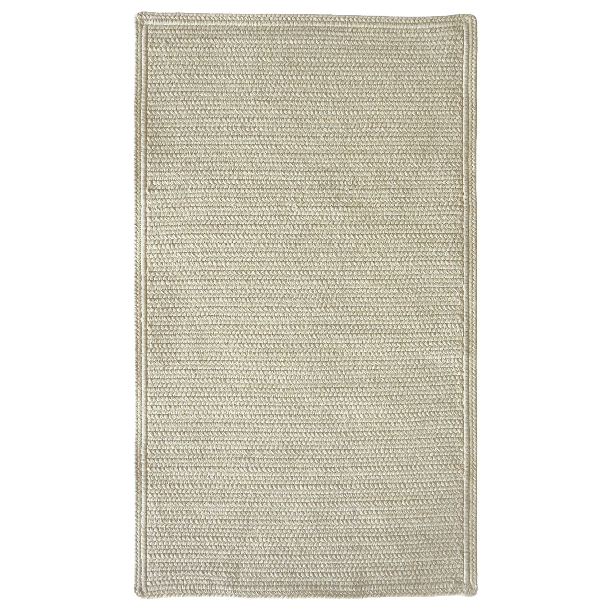 Shoreline Sand Dollar Braided Rug Cross Sewn Rectangle image