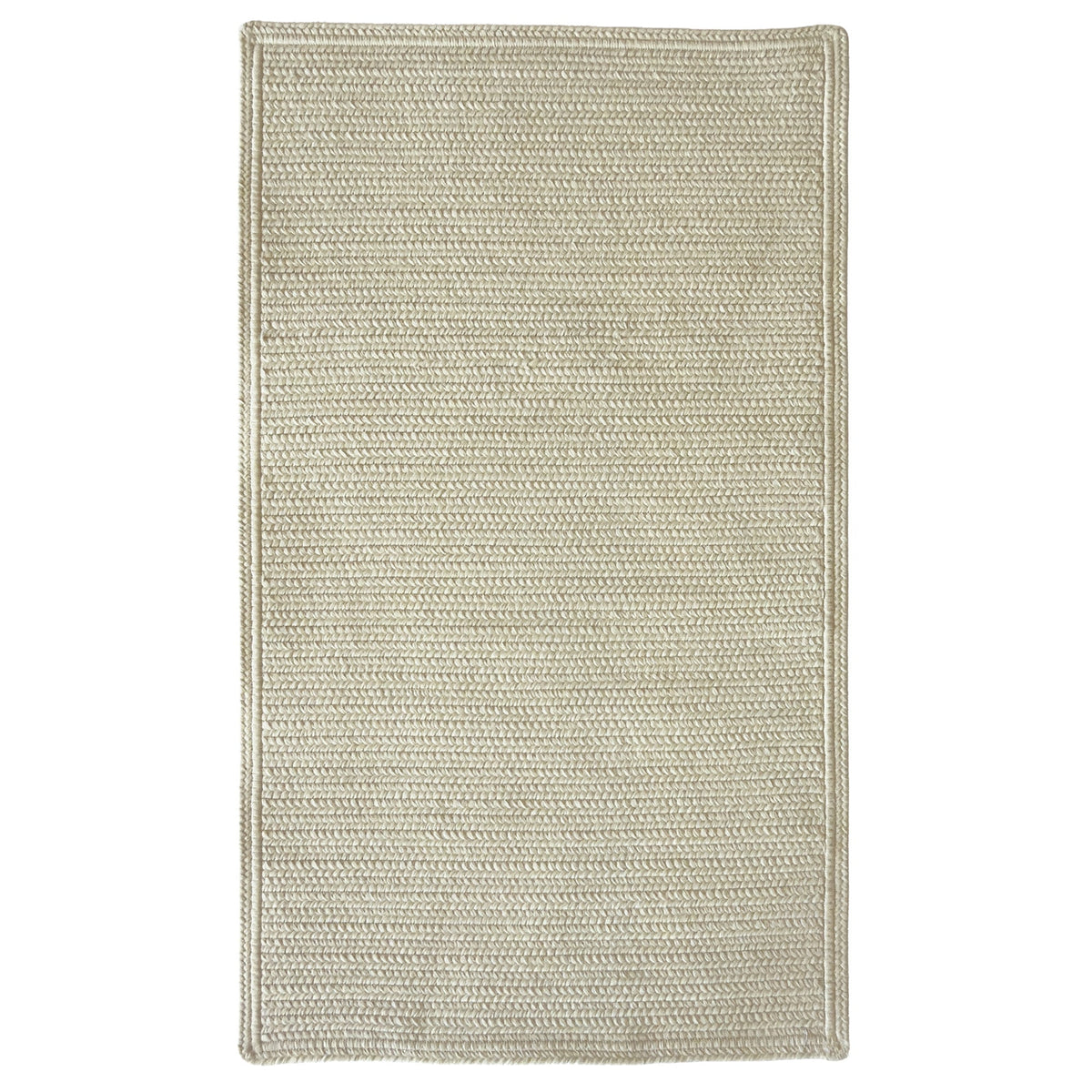 Shoreline Sand Dollar Braided Rug Cross Sewn Rectangle image