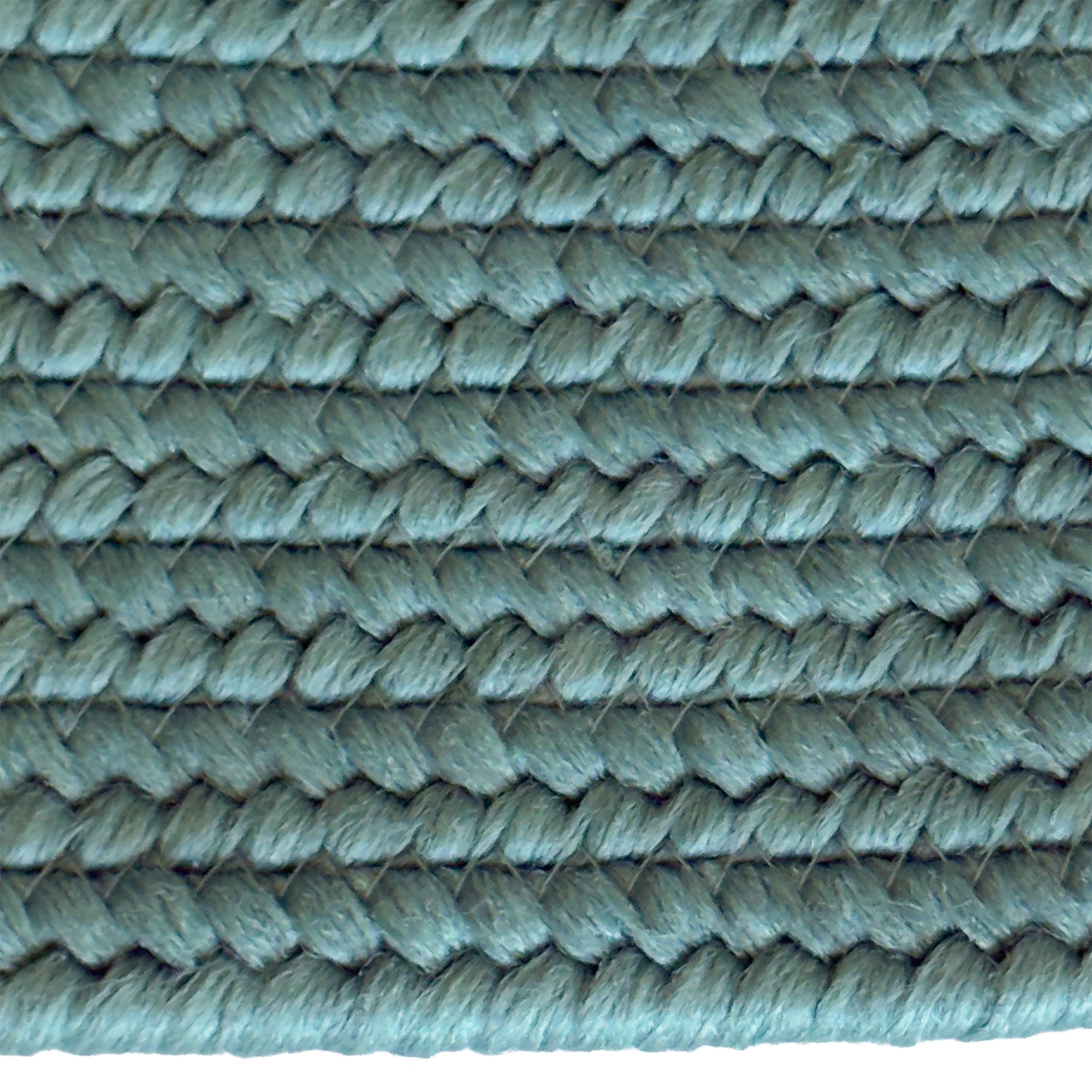 Shoreline Seafoam Braided Rug Oval image