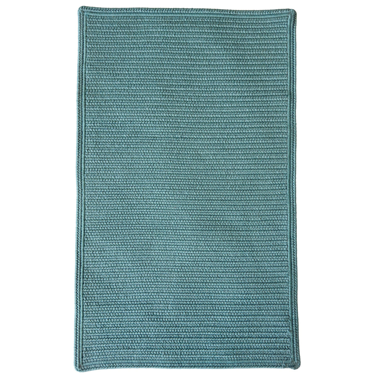 Shoreline Seafoam Braided Rug Cross Sewn Rectangle image