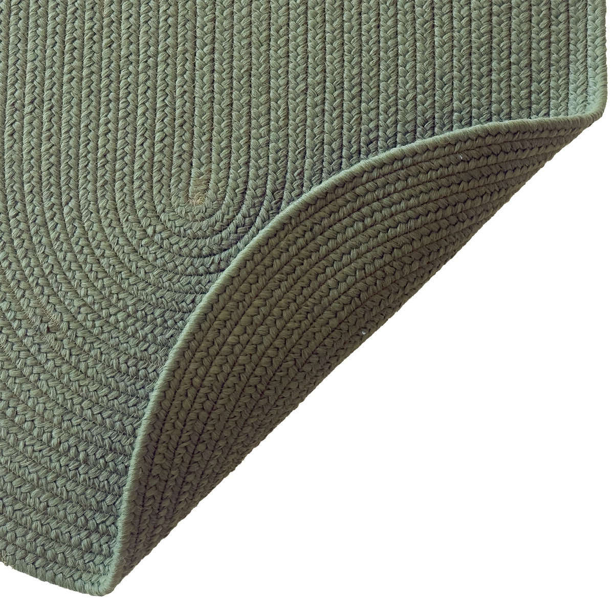 Shoreline Avocado Braided Rug Oval image