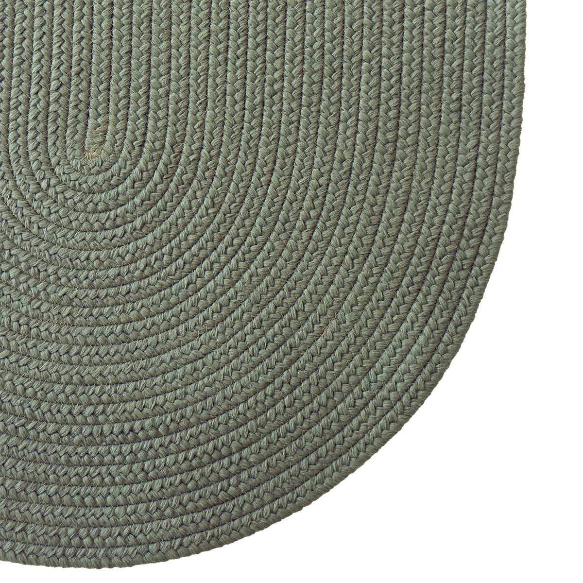 Shoreline Avocado Braided Rug Oval image