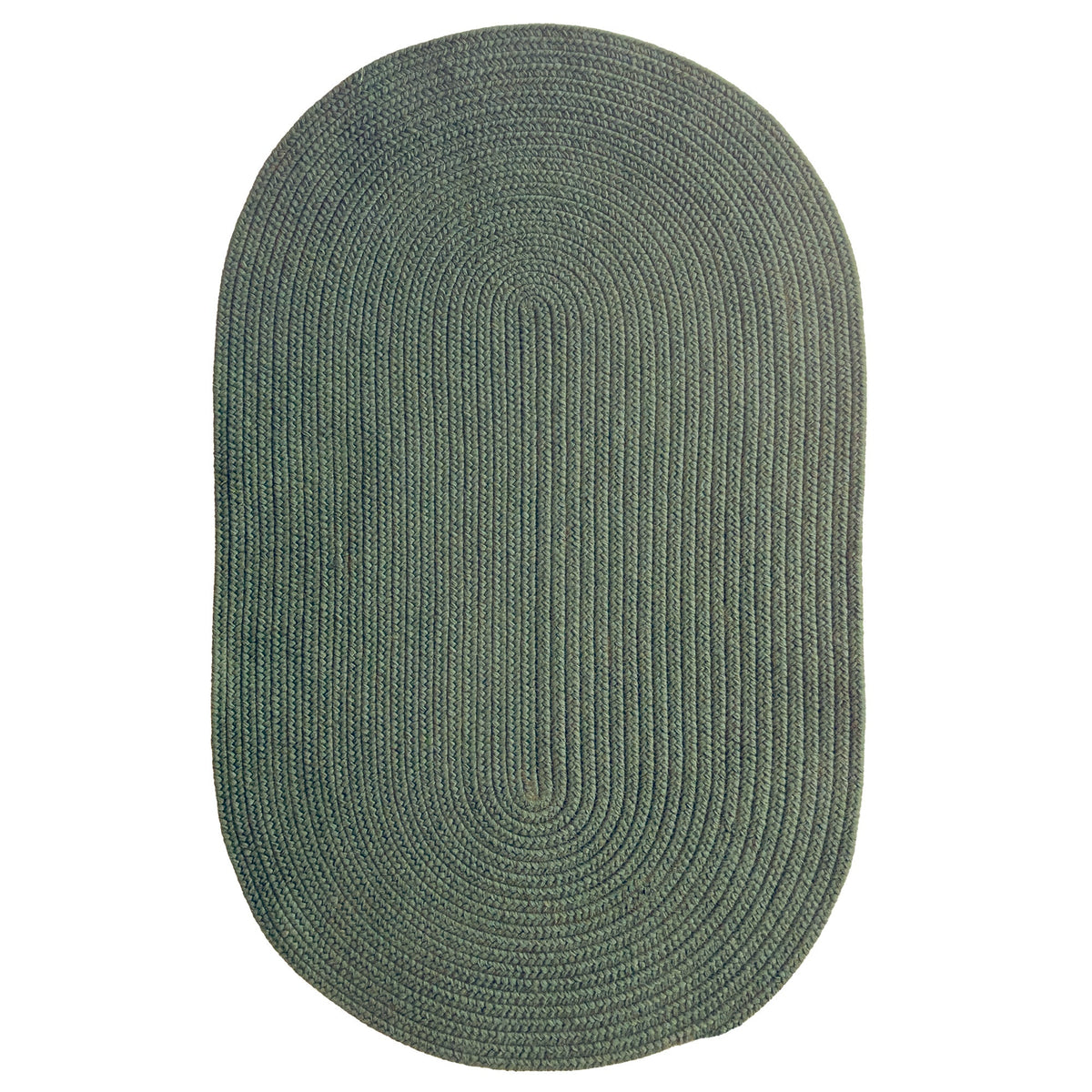 Shoreline Avocado Braided Rug Oval image