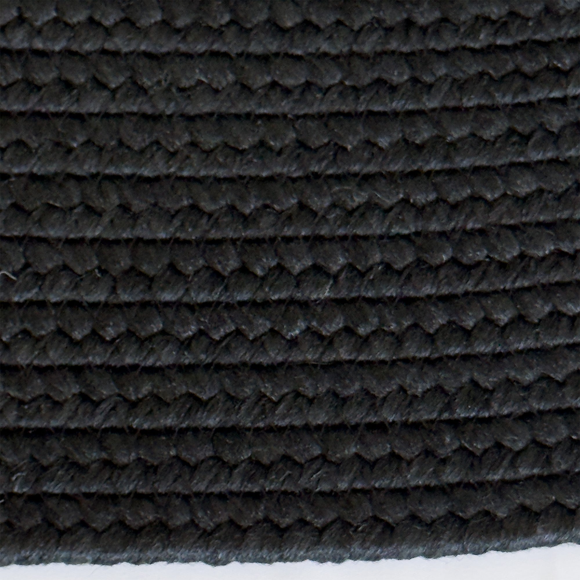 Shoreline Black Braided Rug Oval image