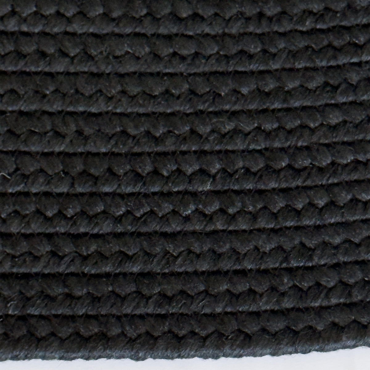 Shoreline Black Braided Rug Oval image
