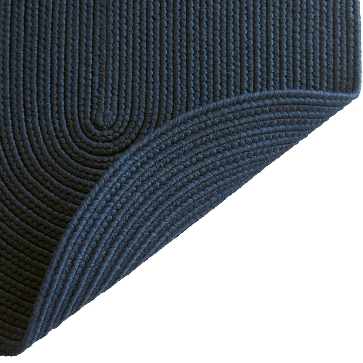 Shoreline Navy Braided Rug Oval image