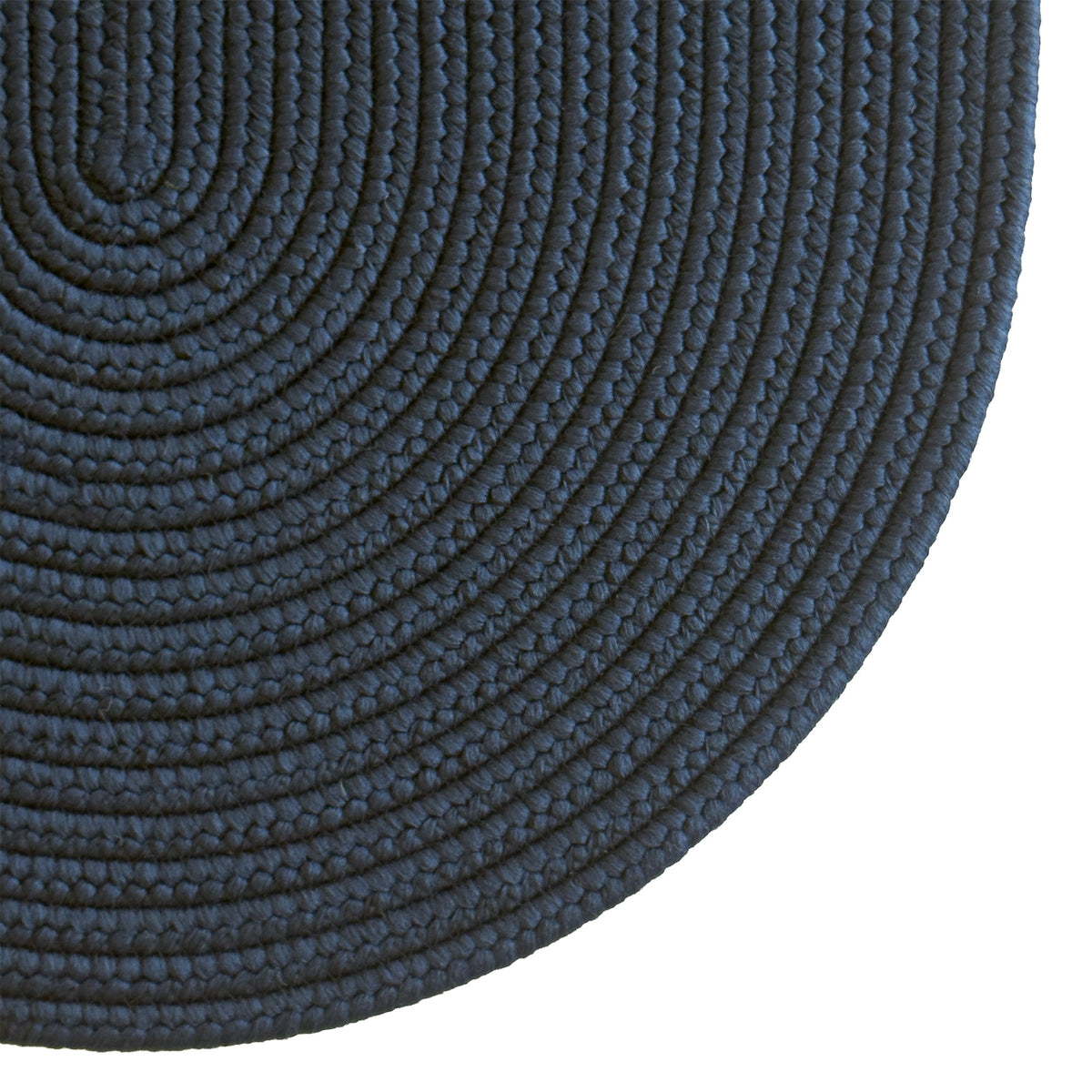 Shoreline Navy Braided Rug Oval image