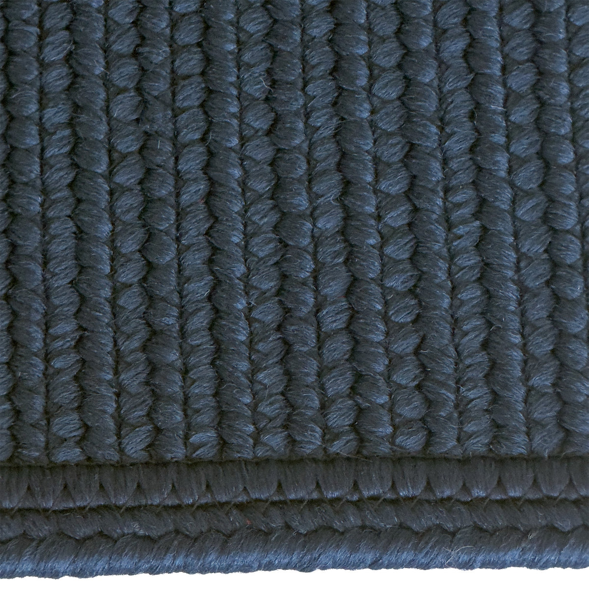 Shoreline Navy Braided Rug Cross Sewn Rectangle image