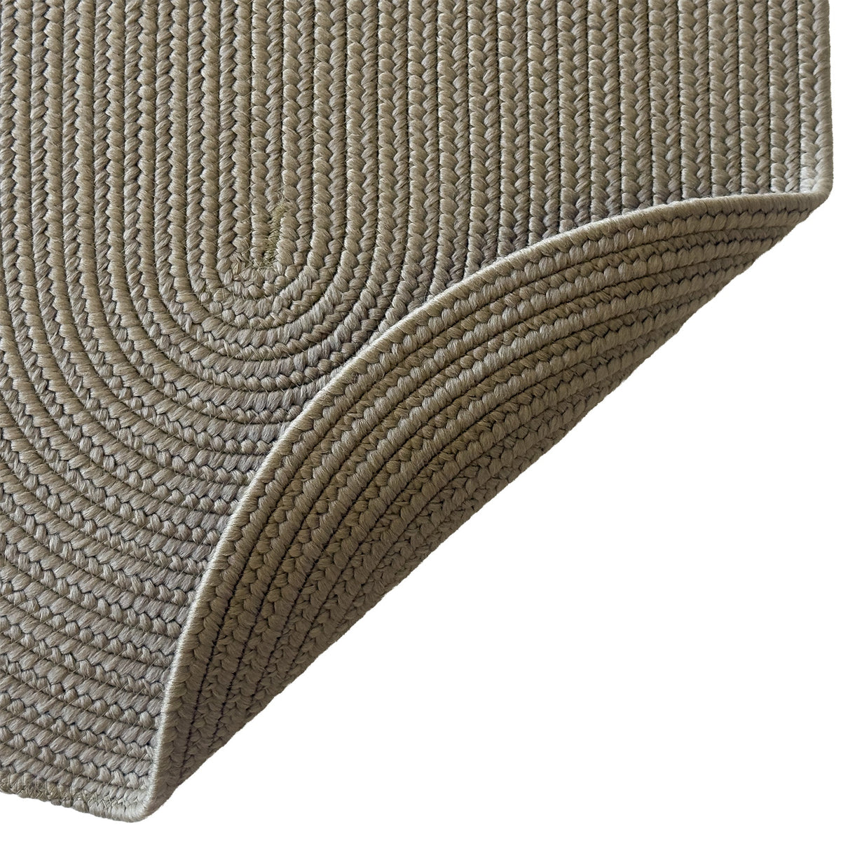 Shoreline Khaki Braided Rug Oval image