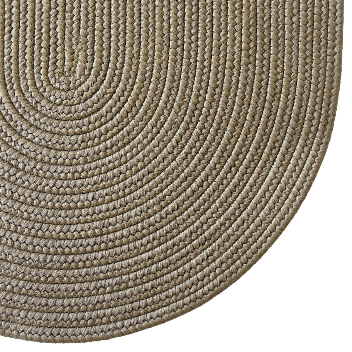 Shoreline Khaki Braided Rug Oval image