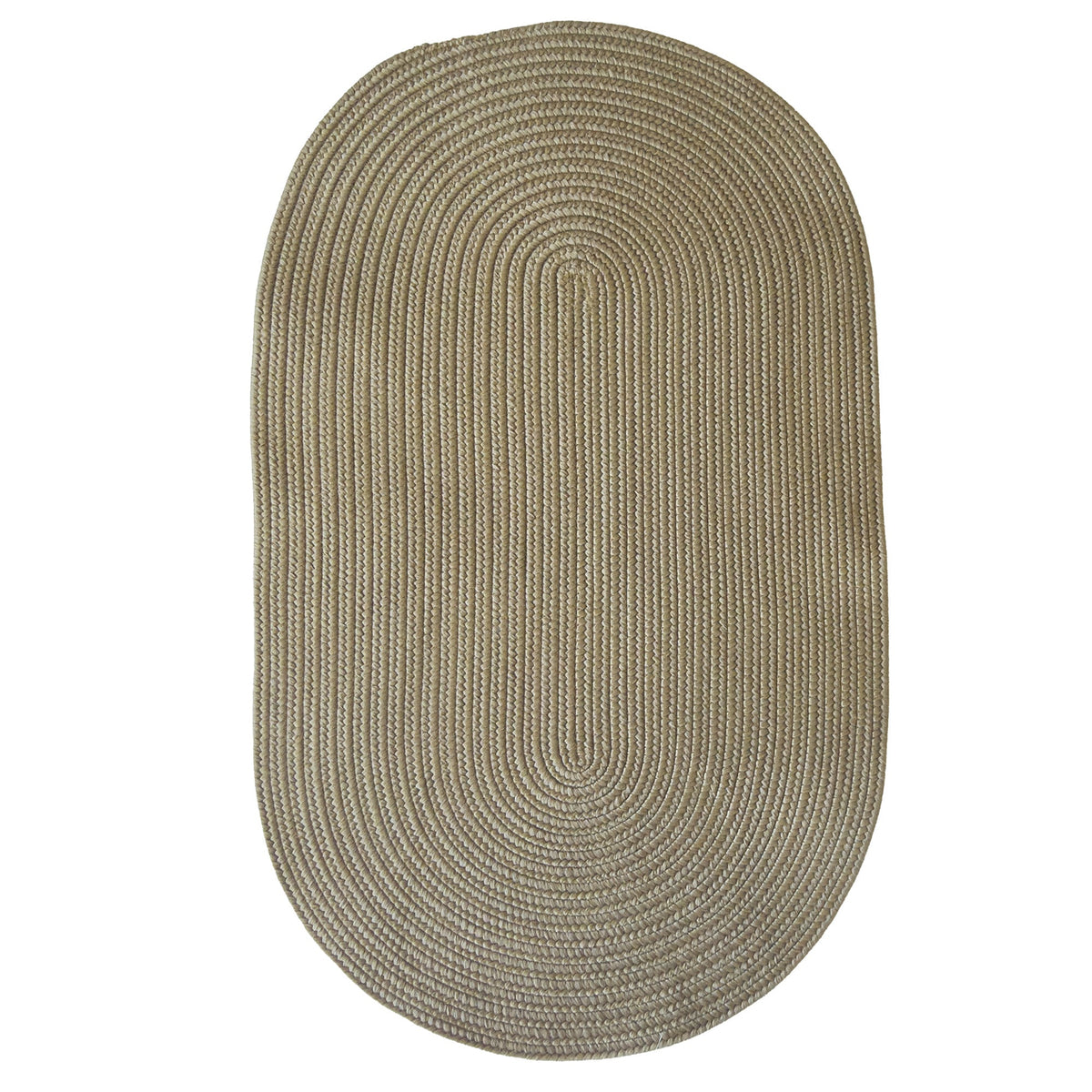 Shoreline Khaki Braided Rug Oval image