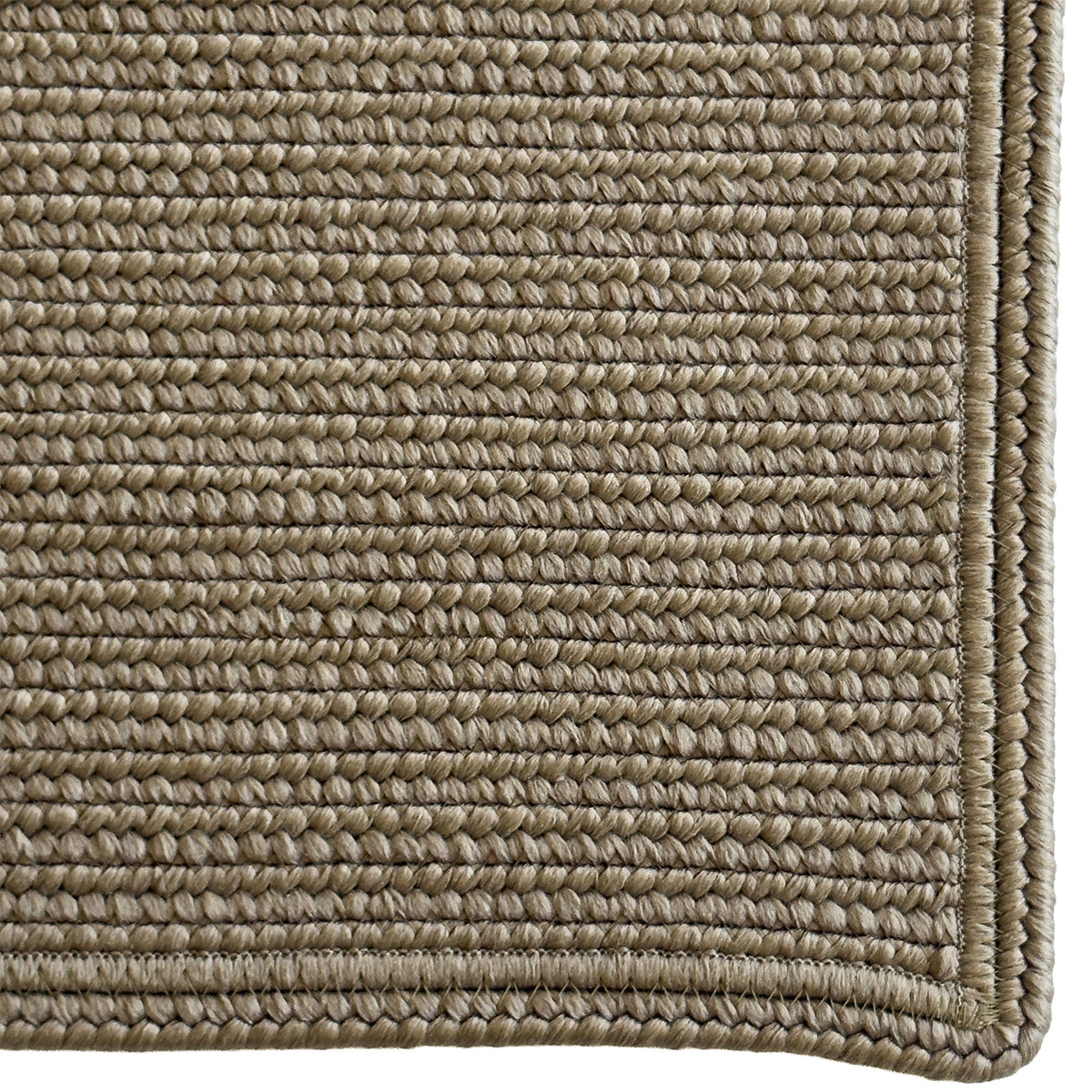 Shoreline Khaki Braided Rug Cross Sewn Rectangle image