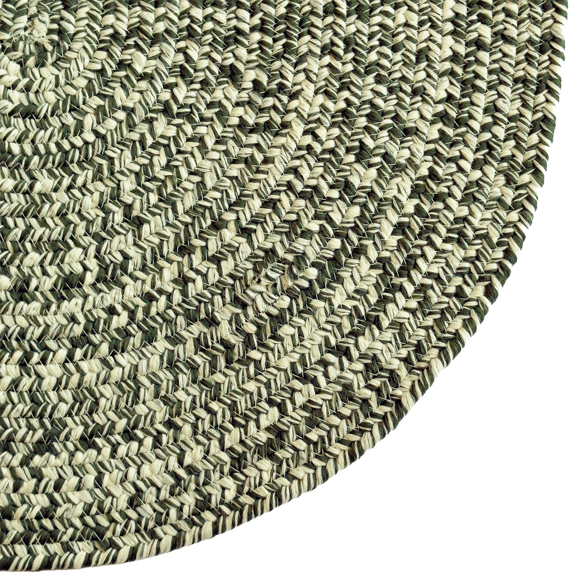 Beach Barn Tweed Seaweed Braided Rug Oval image