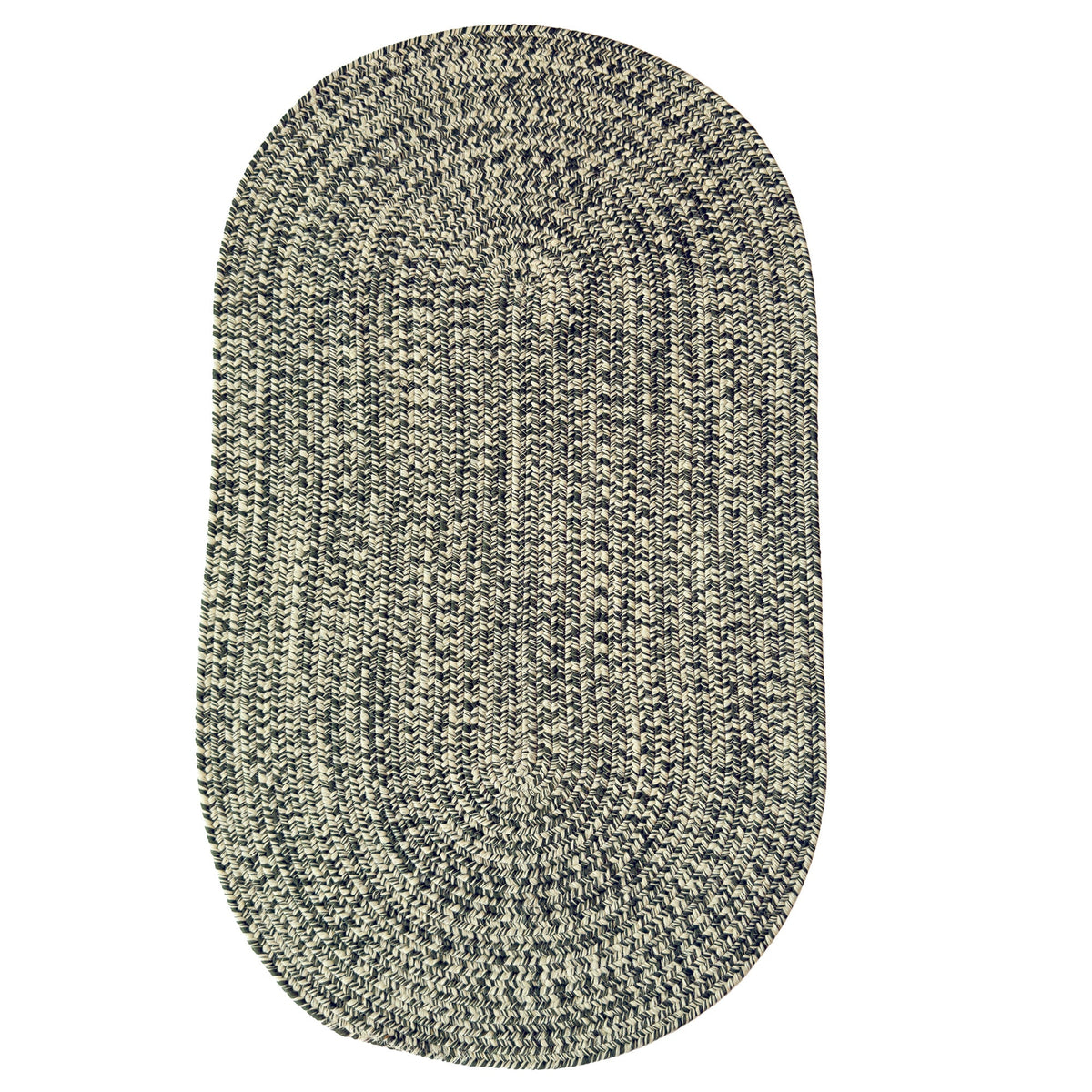 Beach Barn Tweed Seaweed Braided Rug Oval image