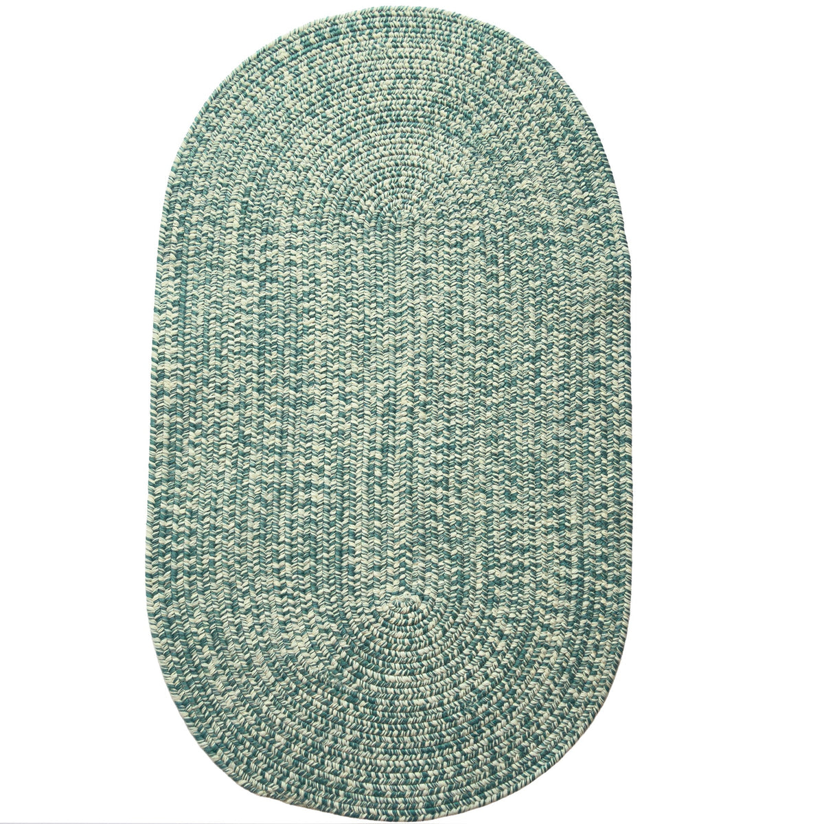 Beach Barn Tweed Lake Braided Rug Oval image