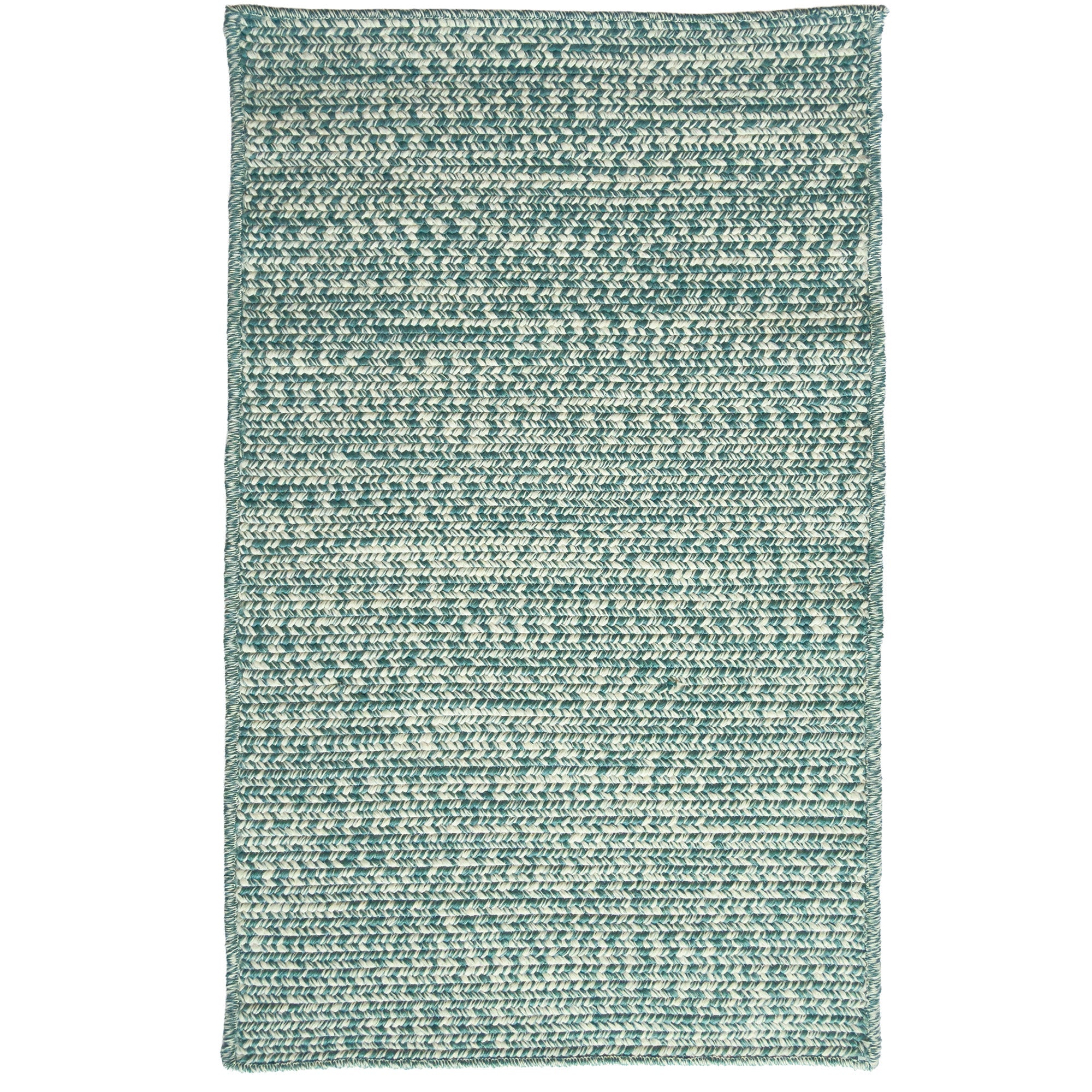 Beach Barn Tweed Lake Braided Rug Cross Sewn Rectangle image