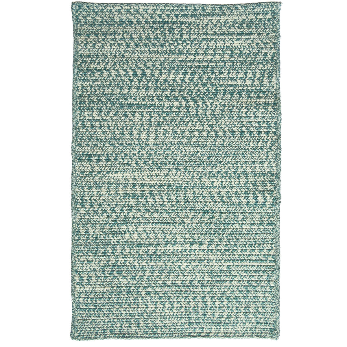 Beach Barn Tweed Lake Braided Rug Cross Sewn Rectangle image