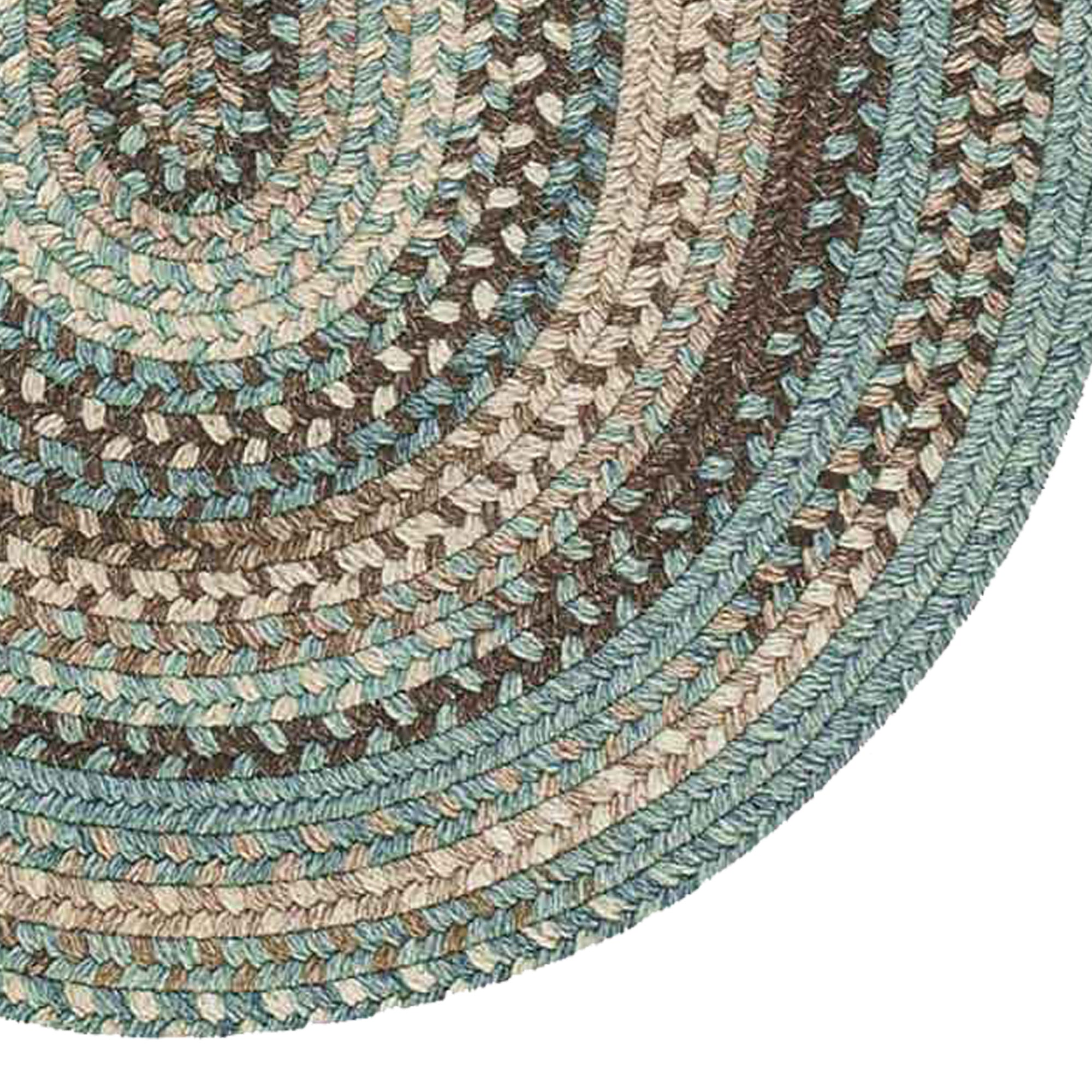 American Legacy Prairie Braided Rug Oval image