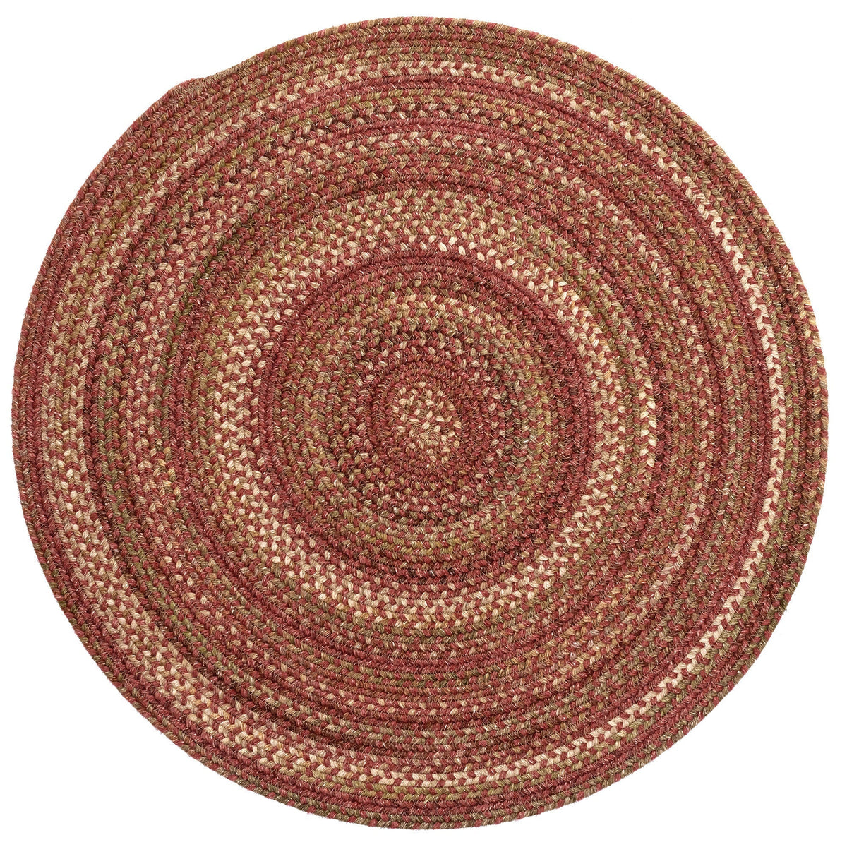 American Classic Spice Braided Rug Round image