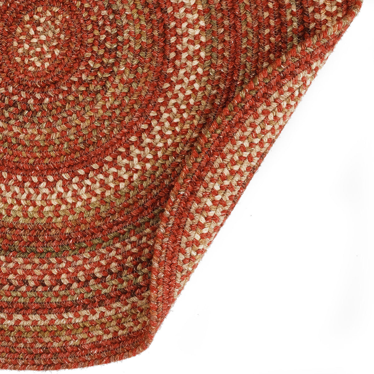 American Classic Spice Braided Rug Round image