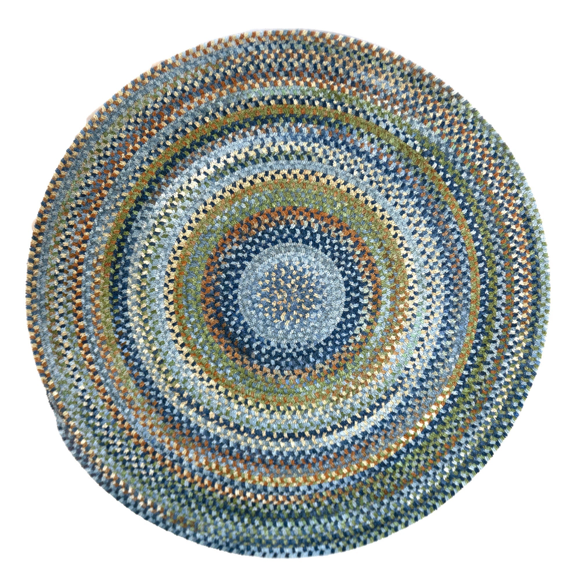 Cottonstone Ponds Edge Braided Rug Round image