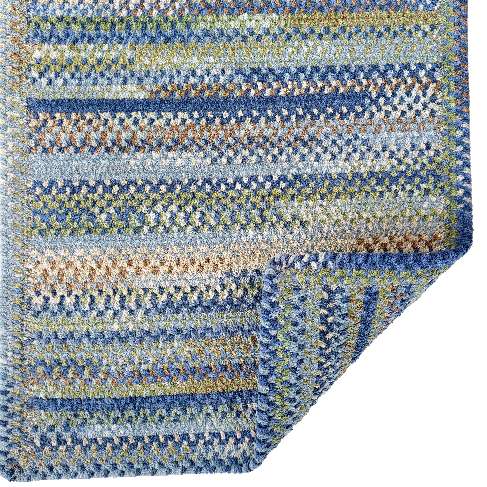 Cottonstone Ponds Edge Braided Rug Cross Sewn Rectangle image