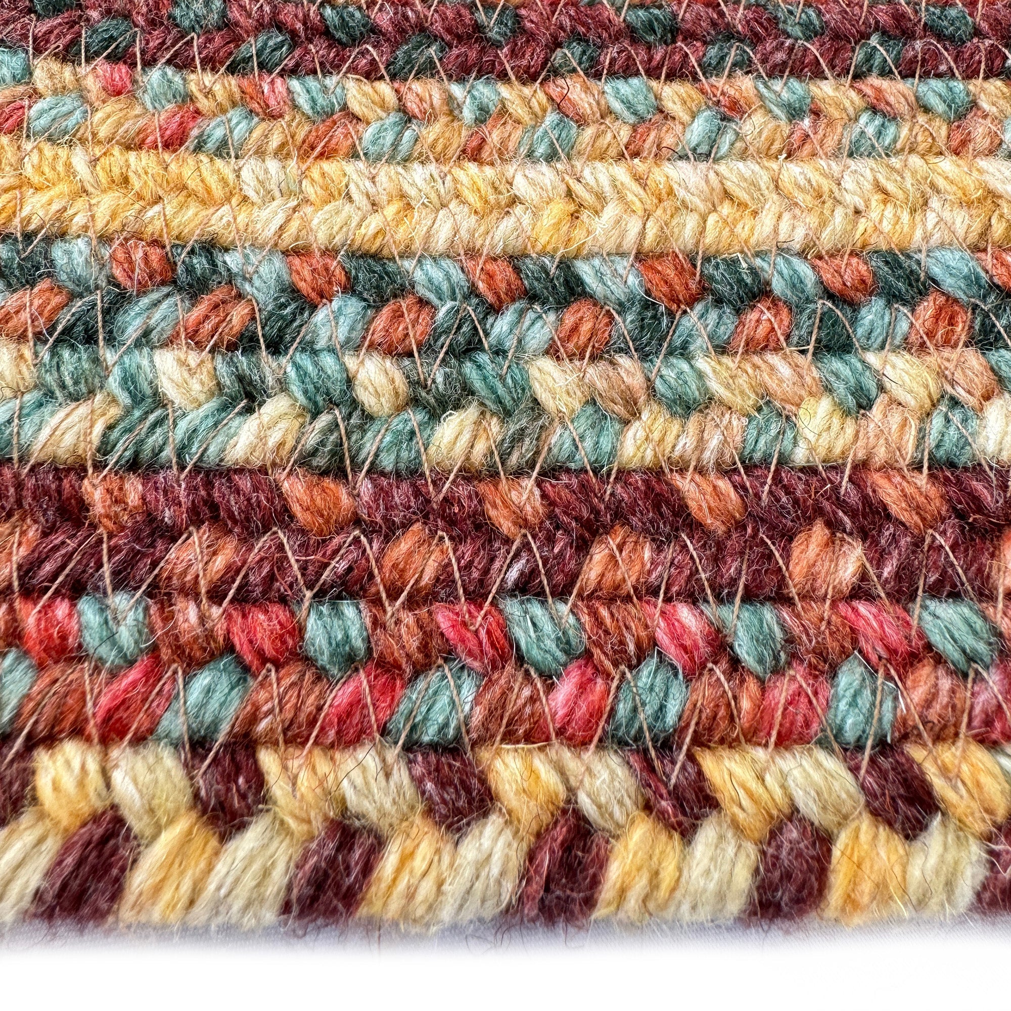 Uwharrie Ridge Autumn Braided Rug Round image