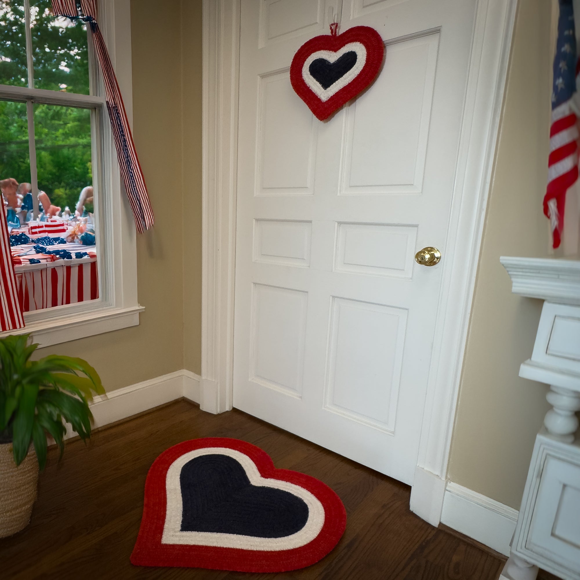 Happy Holidays-America Red White Blue