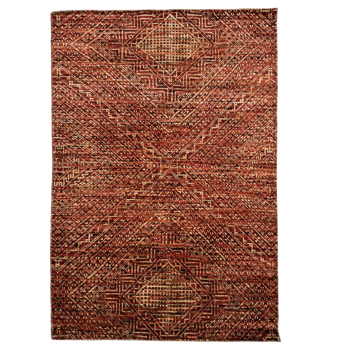 Eluru Paprika Hand Knotted Rug Rectangle image