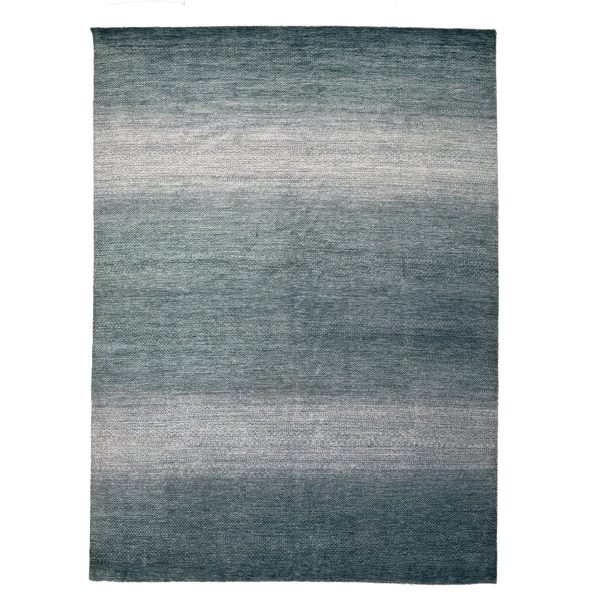 Henley Deep Cyan Hand Knotted Rug Rectangle image