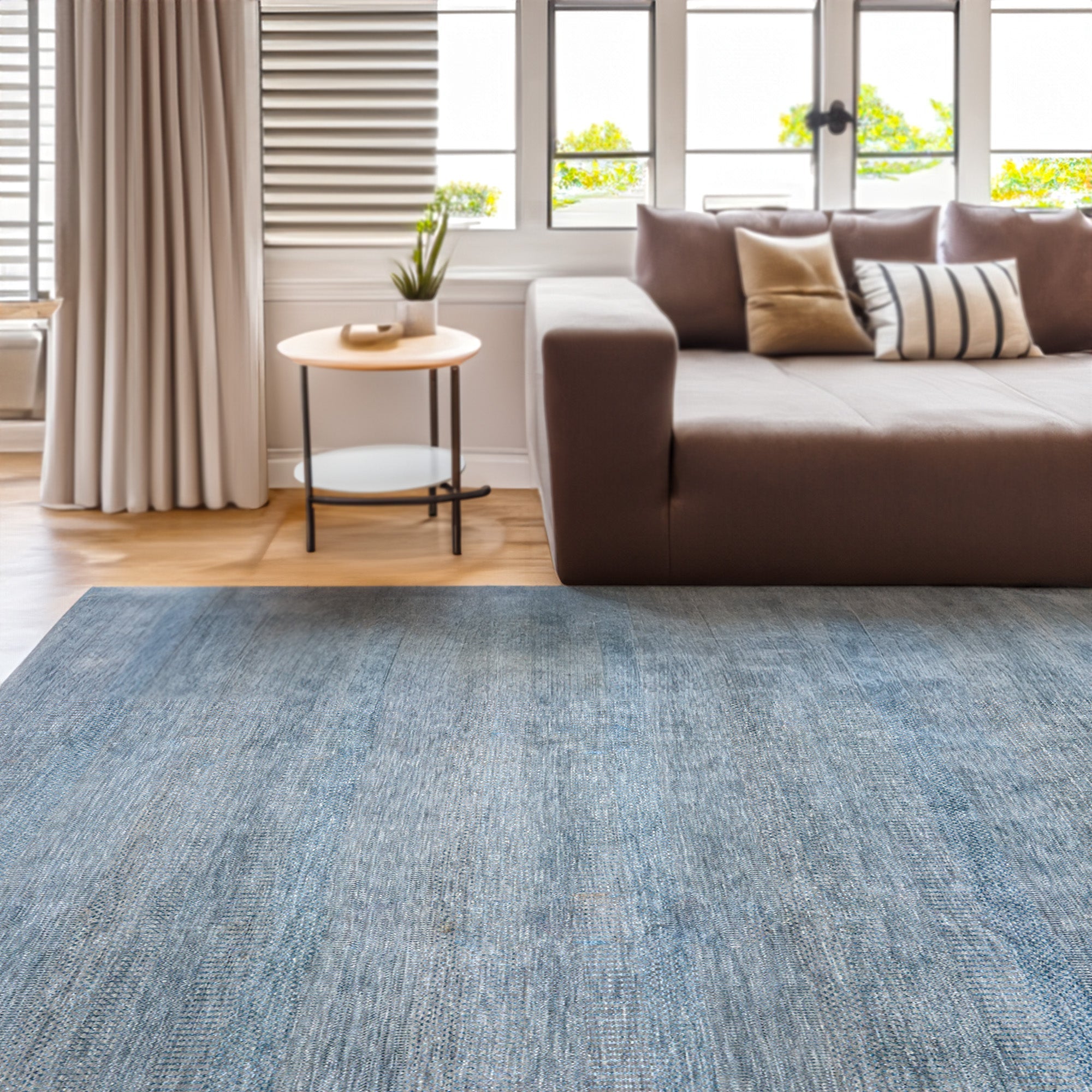 Heath Sapphire Hand Knotted Rug Rectangle image