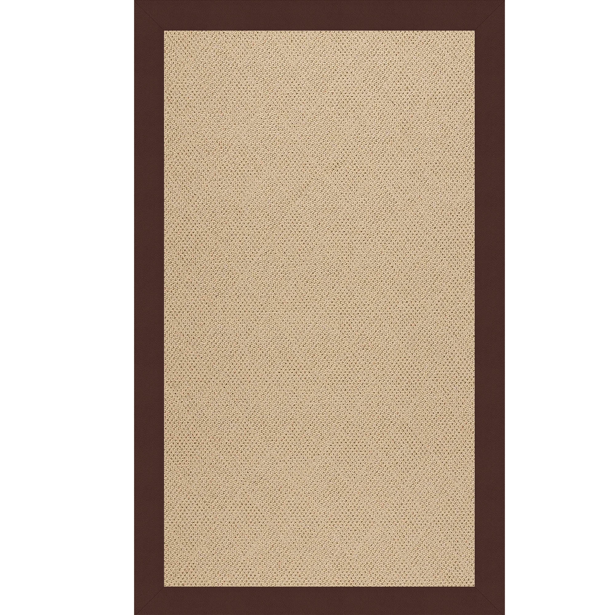Creative Concepts-Cane Wicker Classic Saddle Indoor/Outdoor Bordere Rectangle image